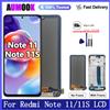 AUMOOK Nuovo Display AMOLED Per Xiaomi Redmi Nota 11 11S Touch Screen Digitizer Assembly Per Redmi Nota 11S 2201117SG Display di Ricambio