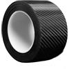 Werownsgso Foglio in carbonio per auto, battitacco auto, adesivo antigraffio in fibra di carbonio per auto, battitacco auto autoadesivo, protezione bordi in carbonio nero per la maggior parte delle auto (7cmx10m