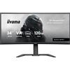iiyama monitor curvo da gaming iiyama G-MASTER GCB3482WQSU-B1 da 34 con frequenza di aggiornamento di 120 Hz e tempo di risposta di 0,6 ms