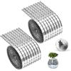 FerraDrend 2 Rotoli/3200 Pezzi Mini Specchio Mosaico Vetro 5x5 mm