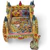 CERAMICHE CALTAGIRONE Carretto in Ceramica Siciliana cm 30