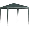 Outsunny Gazebo da Giardino e da Esterno con Viti e Corde, 2.7x2.7m, Verde Scuro | Aosom Italy