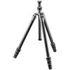 Gitzo GT1545T Traveler Treppiede, Compatto, Ripiegabile e Leggero, Colonna Corta per Inquadrature Raso Terra Inclusa, Serie 1, 4 Sezioni, Fibra di Carbonio