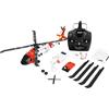 Amewi UH60 Black Hawk Coastguard Elicottero 6G/3D RTF con telecomando, batteria, cavo di ricarica