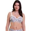Sans Complexe -Reggiseno Emboitant con Armatures-Complice-Viola, Stampa Paisley Mura & Mandarino, 48