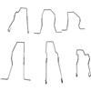 Frawacy 5ZHSFULLKIT 6 pezzi clip di fissaggio per fari anteriori morsetto a molla universale di fissaggio per fari anteriori ricambio per lampadine H1 H3 H4 H7