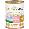 VBB 400 g VBB HealthyMeat Alimento Dietetico Completo Monoproteico Cibo Umido Paté per Cani Adulti con Maiale Riso e Ortaggi Gluten Free