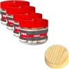 TOX Set con tasselli tondi "Cookie Wood" in abete, 4 misure 15/20/25/30mm, riparazione e riempimento legno, 225 pz, 015909017