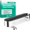 hansgrohe ShowerTablet Select, miscelatore termostatico per vasca esterno, rubinetteria bagno da parete a 2 funzioni, cromo