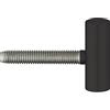 Simonswerk 5 010001 0 10707 Cerniera per Porta Variant V0020, Diametro 15 mm, per Porte in Legno Piegato, Acciaio Nero, Argento