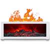Sxhlseller Umidificatore per Camino a Fiamma 3D, Diffusore Silenzioso per Camino con Timer, Diffusore D'aria per Fuoco con Aromaterapia Agli Oli Essenziali con Luce Ambientale per la Camera