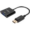 OcioDual Adattatore Display Port, Display port VGA, Cavo Displayport, Cavo Displayport VGA, DP Uscita SVGA, Convertitore Video Full HD 1080p per Monitor PC, Proiettore, Televisione, HDTV