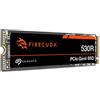 Seagate FireCuda 530R NVMe SSD 2TB, per PS5/PC, M.2 PCIe Gen4 ×4 NVMe 1.4, 7.400 MB/s, 3D-TLC-NAND, 5.050TBW, Data Rescue Service (ZP2000GM3A063)