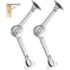 XeCeXe Cerniera di Supporto Coperchio con Soft Close Pieghevole Coperchio Stay Cerniera per Cabinet Cucina Armadio Camera Giocattolo 2pcs (B02#)