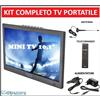 Xoro Televisore Piccolo Tv 10 Pollici Portatile Dvb-T2 12 Volt per Auto Camper a led