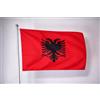 Ideabandiere.com Bandiera Albania in Tessuto Nautico Professionale - Tutte le misure