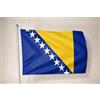 Ideabandiere.com Bandiera Bosnia Erzegovina per Esterno in Tessuto Nautico Professionale - Tutte le misure