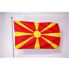 Ideabandiere.com Bandiera Macedonia in Tessuto Nautico Professionale - Tutte le misure