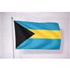 Ideabandiere.com Bandiera Bahamas per Esterno in Tessuto Nautico Professionale - Tutte le misure