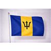 Ideabandiere.com Bandiera Barbados Professionale in Tessuto Nautico da Esterno - Tutte le misure