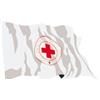Ideabandiere.com Bandiera Croce Rossa di Ginevra in Tessuto Nautico Professionale - Tutte le misure