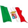 Bandiera Italia Marina Militare per Esterno in Tessuto Nautico Professionale - Tutte le misure