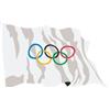 Ideabandiere.com Bandiera Olimpica per Esterno in Tessuto Nautico Professionale - Tutte le misure