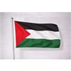 Ideabandiere.com Bandiera Palestina in Tessuto Nautico Professionale - Tutte le misure