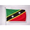 Ideabandiere.com Bandiera Saint Kitts e Nevis per Esterno in Tessuto Nautico Professionale - Tutte le misure