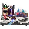 TIMSTOR Villaggio Scena Paesaggio di Natale Animato Decorazione Natalizia 14,5cm LED