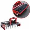 AgriEuro TOP-LINE Erpice rotante RH230 - Larghezza di lavoro 230 cm - 22 lame - Serie media con rullo a rete