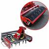 AgriEuro TOP-LINE Erpice rotante RF150 - Larghezza di lavoro 150 cm - 14 lame - Serie leggera con rullo a rete