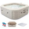 Intex Quadrata Chevron Deluxe 28472EX - 193x193x71 cm - Piscina idromassaggio spa