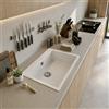 Elleci Lavello Elleci Incasso 1 vasca 79x51 Time 130 Granitek bianco LG213068