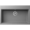 Elleci Lavello Elleci Incasso 1 vasca 79x51 Time 130 Granitek grigio cemento LG213048