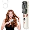 LOPHE Spazzola Lisciante, Piastra per Capelli Ceramica, 4 Temperature(140-199℃), TYPE C, Riscaldamento Rapido e Ricarica, Adatta per Tutti i Tipi di Capelli(Bianco)
