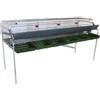 Ropet Gabbia ovaiole 4 scomparti 100131 Ropet zincato 210x75x90 cm 32kg 1 piano