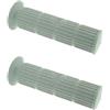 cyclingcolors Manopole moto 125 mm diametro 24 mm in gomma per manubrio compatibile con Vespa 50 90 125 cc Primavera, grigio