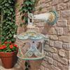 CERAMICHE CALTAGIRONE Lanterna ceramica Caltagirone cm 35