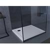MARWELL Piatto doccia quadrato 90 x 90 cm - Piatto doccia di alta qualità in acrilico sanitario, adatto per cabine doccia con una superficie di 90 x 90 x 4 cm, quadrato, bianco, FAC373