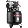 VEVOR Compressore d'Aria da 30 Litri 1,5 KW, Compressore d'Aria Senza Olio con Pressione Massima di 10 Bar, per Riparazioni Auto, Gonfiaggio Pneumatici, Verniciatura a Spruzzo, Chiodatura di Legno