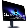 Alienware 27 Monitor Gaming - AW2725D, QHD (2560x1440), 280Hz, QD OLED, 0.03ms, NVIDIA G-SYNC Compatible, AMD FreeSync Premium Pro, HDR True Black 400, USB-C, DisplayPort, 2 HDMI, 3 Anni di Garanzia
