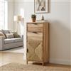 MIlani Home AZEL - mobiletto in legno con 2 cassetti e 1 anta