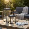 MIlani Home ANASTASIE - lanterna in vetro e acciaio