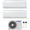 Samsung Modello "WINDFREE AVANT S2" 2025 AR70F07C1AWNEU AR70F07C1AWNEU AJ040TXJ2KG Climatizzatore Dual Split Parete BTU 7+7