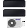 Samsung Modello "WINDFREE AVANT BLACK" 2025 AR70F07C1AWNEU AR70F07C1AWNEU AJ050TXJ2KG Climatizzatore Dual Split Parete BTU 7+7