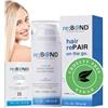 RE:BOND ReBOND Molecular Hair Science Leave-in Miracle Bond Building Mask- 4 minuti Repair Treatment Deep Conditioning for Damaged, Dry, Colored, Curly, Frizzy or Bleached Hair Set includes: 3oz + .34oz