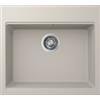 Elleci Lavello Elleci Incasso 1 vasca 57x51 Time 105 Granitek soft white LG210539