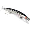 Seaspin Mommotti 140 SK - Esca Artificiale per la Pesca a Spinning, Long Jerk Minnow Affondante 140 mm 17 g - Lanci Lunghi, Assetto Stabile - Per Spigola e Predatori Marini (AGU)