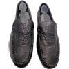 Scarpe Basse Uomo Nere tipo Mocassino tg 43 stile Gothic Rock
